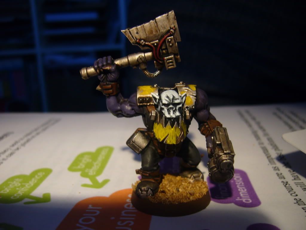 Purple Orks WIP Warhammer 40K Fantasy