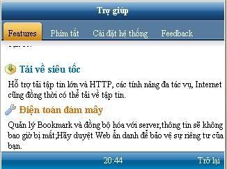MWbr7 MW Browser   Trình duyệt web phong cách Mobileworld Tiếng Việt 
