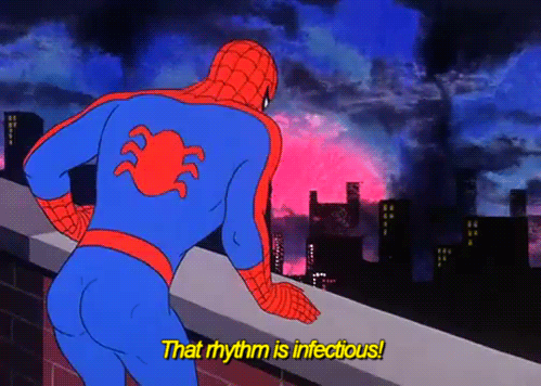 spiderman-that-rhythm-is-infectious.gif