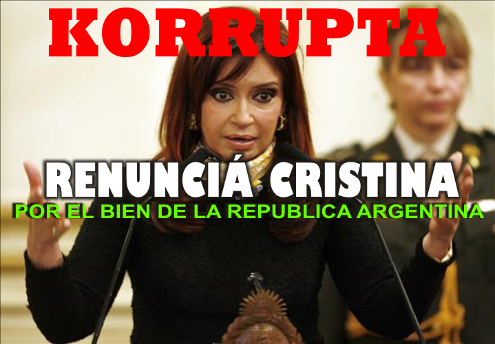 Renunciá Cristina