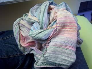 rainbow scarf