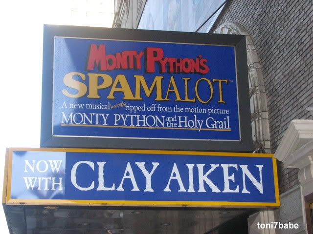 re: How bad has the Spamalot stage door been lately?