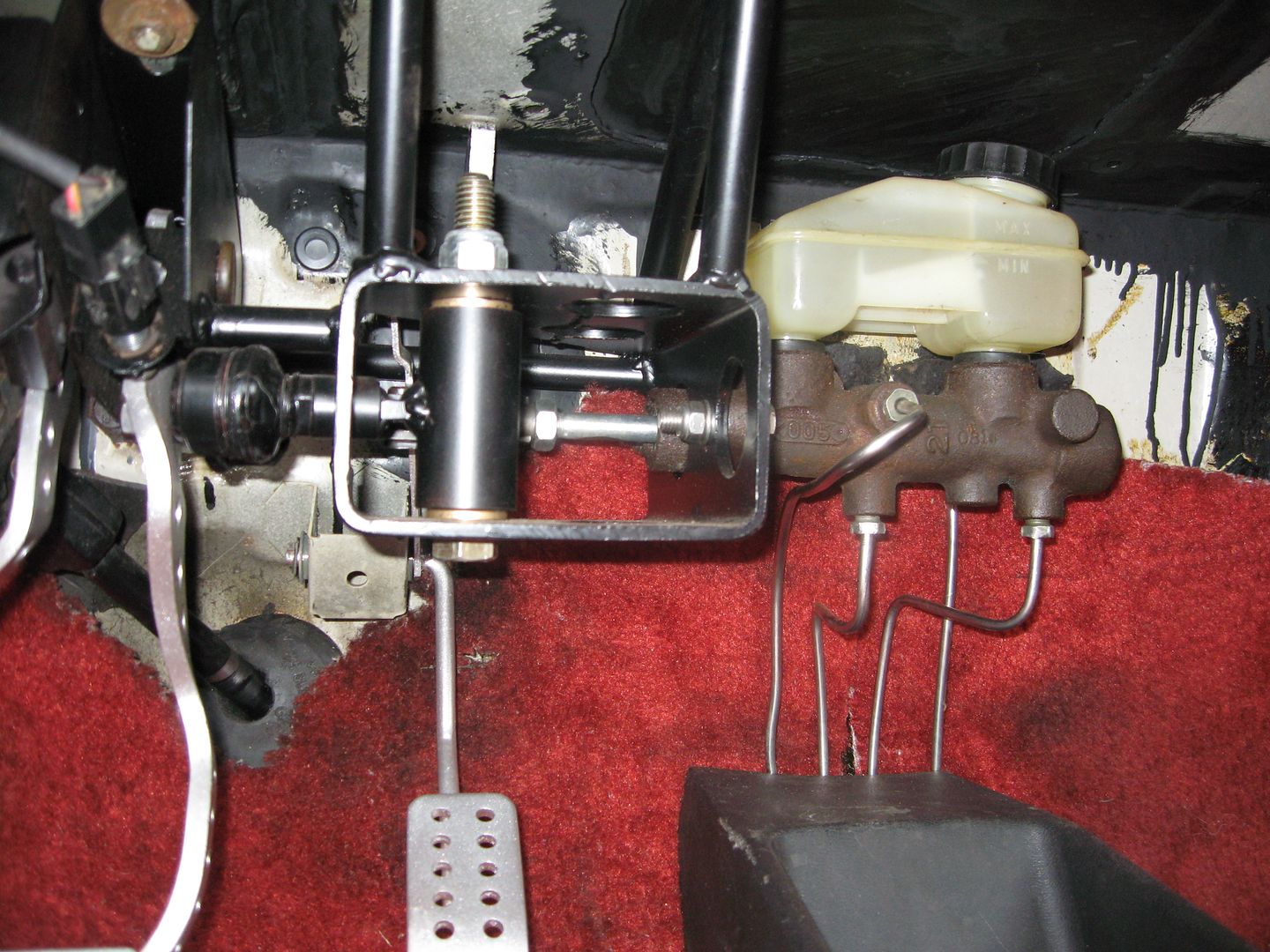 Shaved Firewall Dilemma Under Dash Master Cylinder Pics?