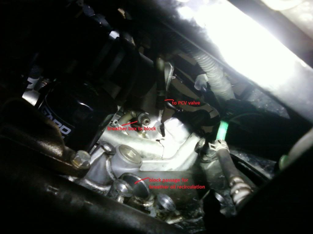 PCV valve and breather box removal Team Integra Forums