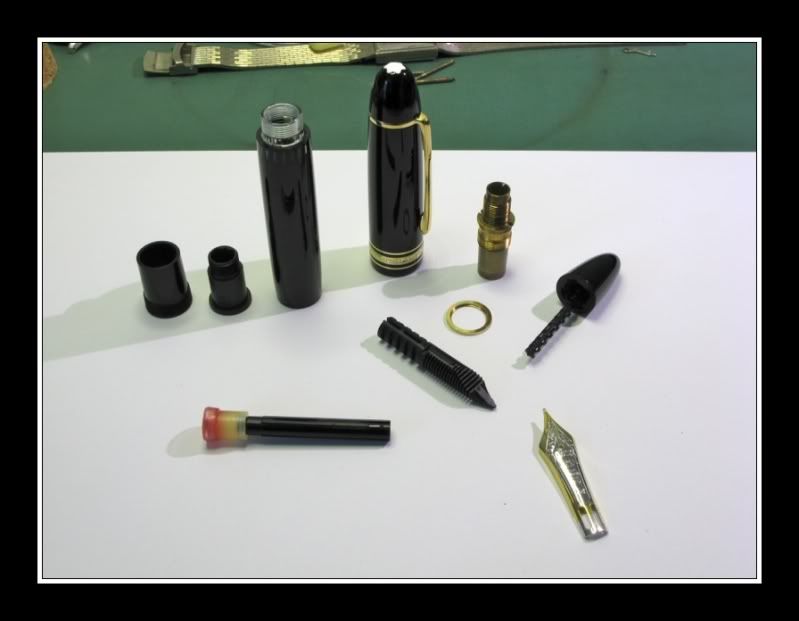 Disassembly Of A Montblanc 149 Montblanc The Fountain Pen Network