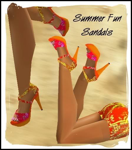 Summer Sandals Orange