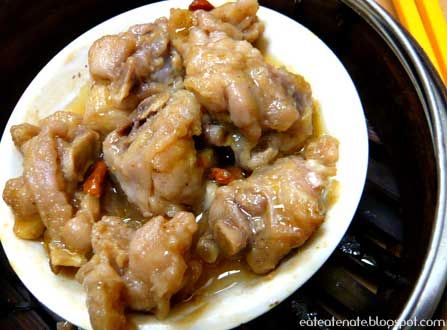 Steam Chicken with Chinese Wine