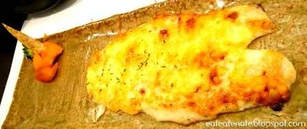 Baked Atlantic Flounder with Cheese
