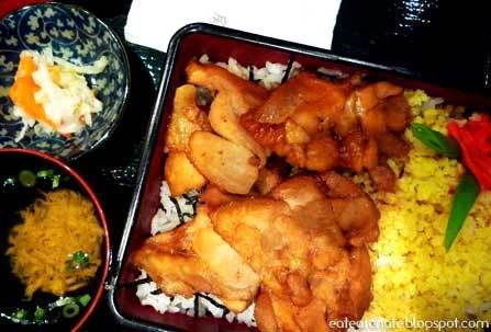 Sabo Style Teriyaki Chicken Bento
