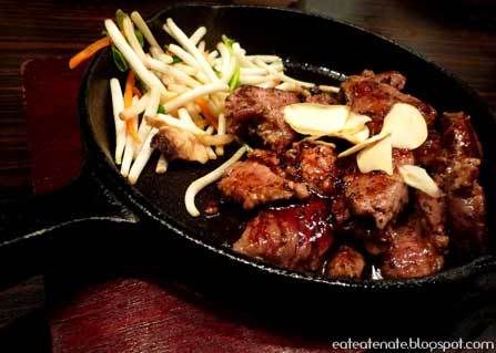 Beef Burger on Hot Plate