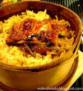 Bamboo Barbequed Eel Rice