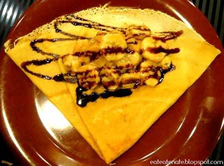 Banana and Chocolate Crepe