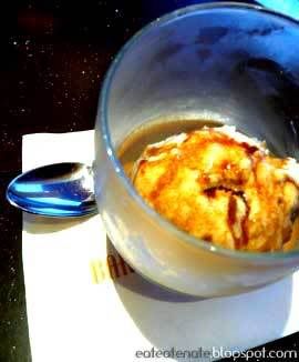 Café Affogato with Rum and Raisin Ice Cream