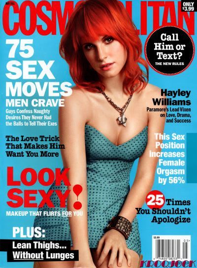 hayley williams cosmo cover 2011. hayley williams cosmopolitan