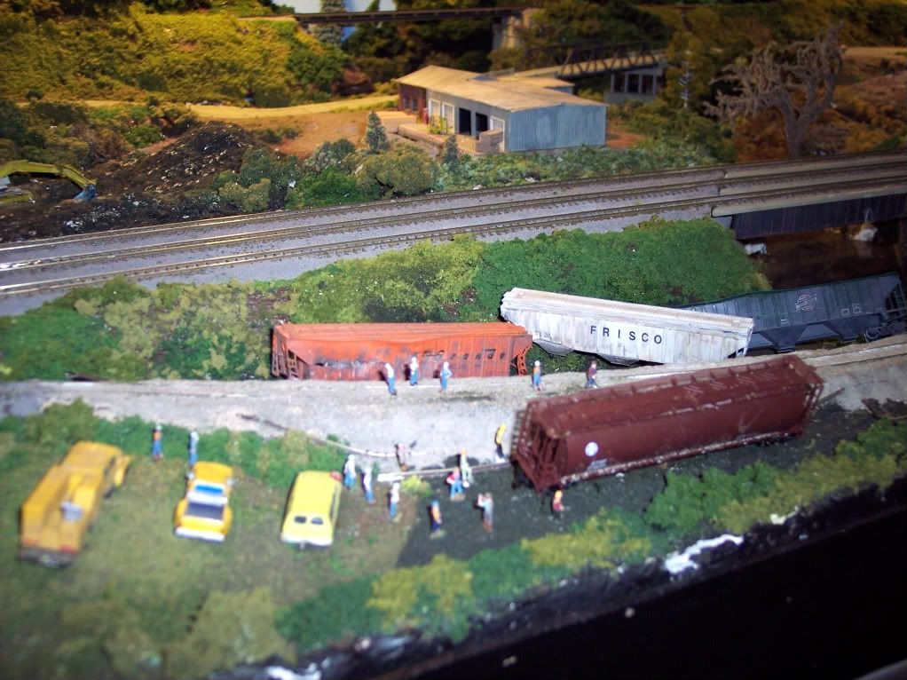 When trains crash, United Northwest Model Railroad Club figures 