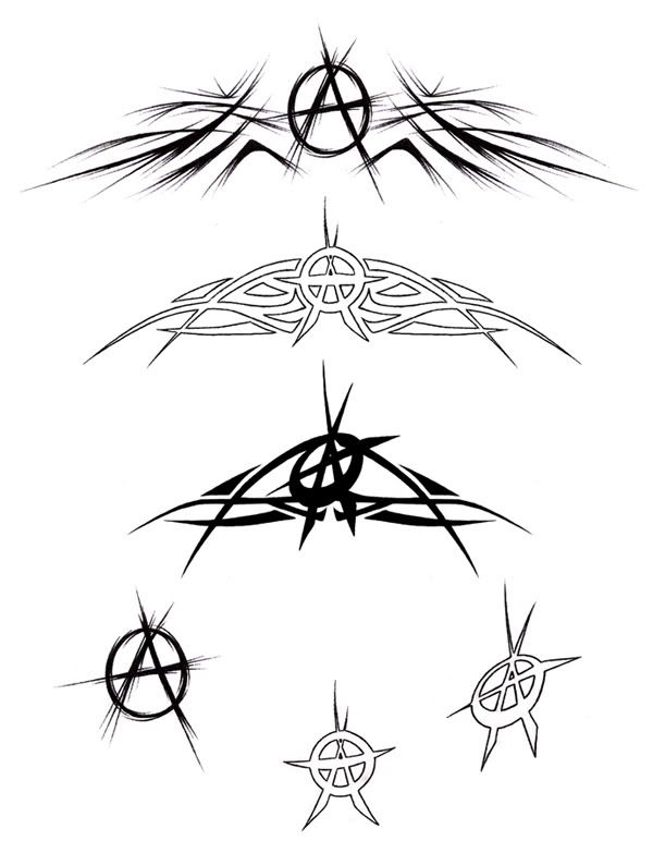 anarchy tattoos. Anarchey Image