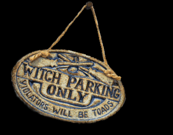 WITCHPARKONLY.gif Witch Parking image by FairyFindings