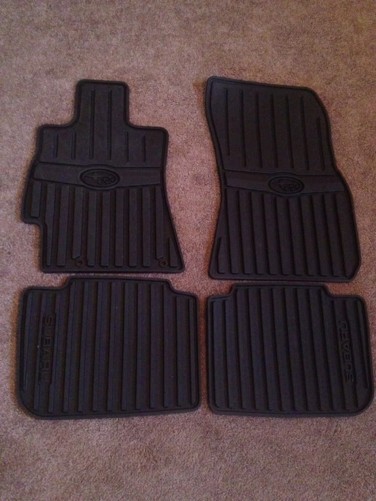 OEM AllWeather Floor Mats for 20102012 Outback Brand New Subaru Outback Forums