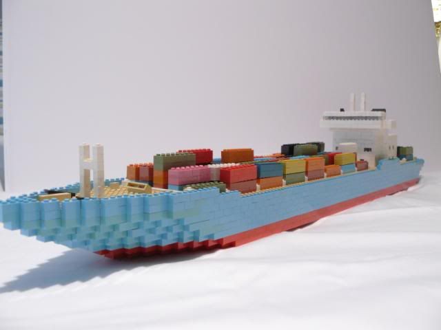 lego cargo ship moc