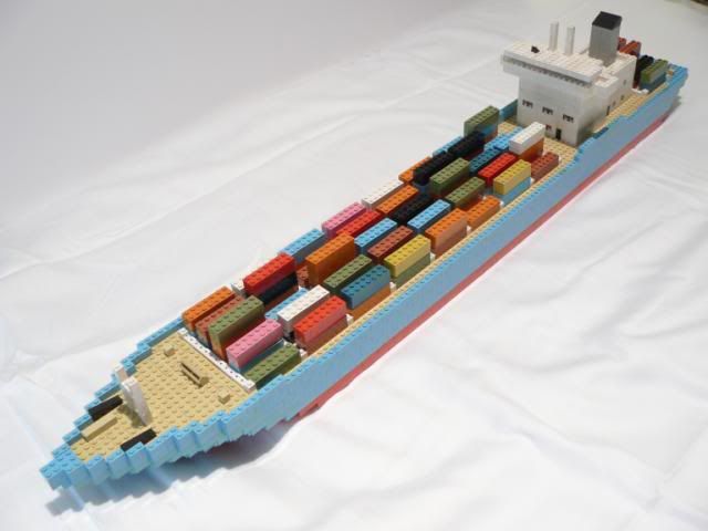 lego cargo ship moc