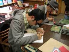 Adrian Tomine Signs at Skylight Books Nov 5