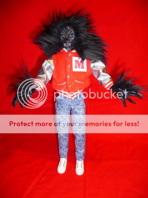 OOAK 12 MICHAEL JACKSON AS A WEREWOLF FROM THRILLER VIDEO CUSTOM MADE 