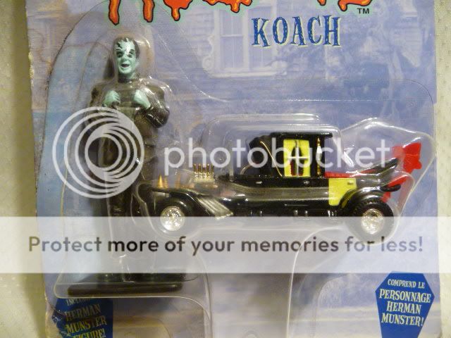 Racing Champions The Munsters Koach Joy Ride Herman Figure 1/64 Rare 