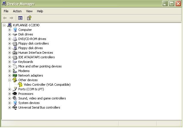 video controller vga compatable