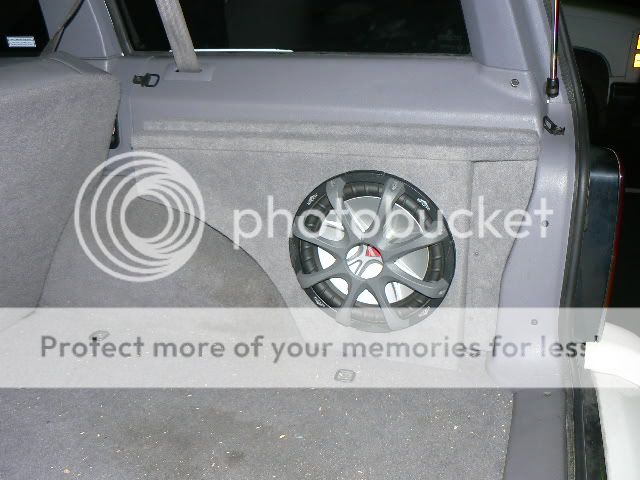 XJ subwoofer enclosure's (Cubby) 10