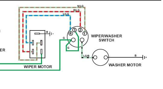 TR6 tr6 wiper motor wiring