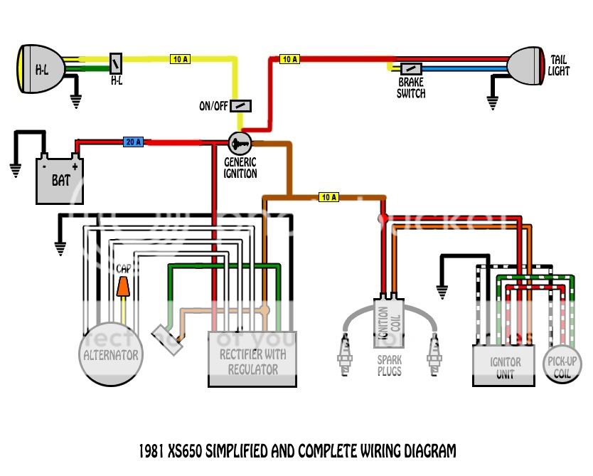 Xs650 4 Position Ignition Switch Wiring Diagram from i258.photobucket.com