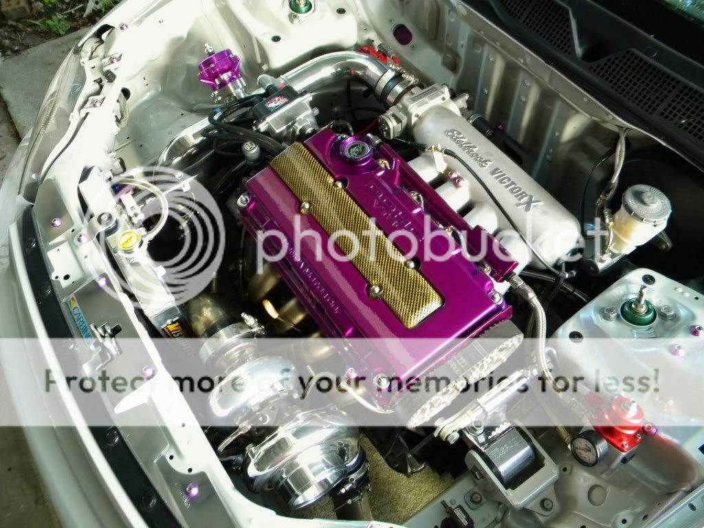 FS purple engine bay bolts Tampa Racing