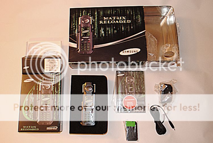 Samsung SPH N270 Matrix Cell Phone Brand New OS w Everything Tin Box Halloween