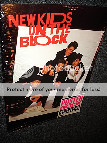 New Kids on the Block 9 Poster Book Concert BRAND NEW   nkotb 1989 Big 