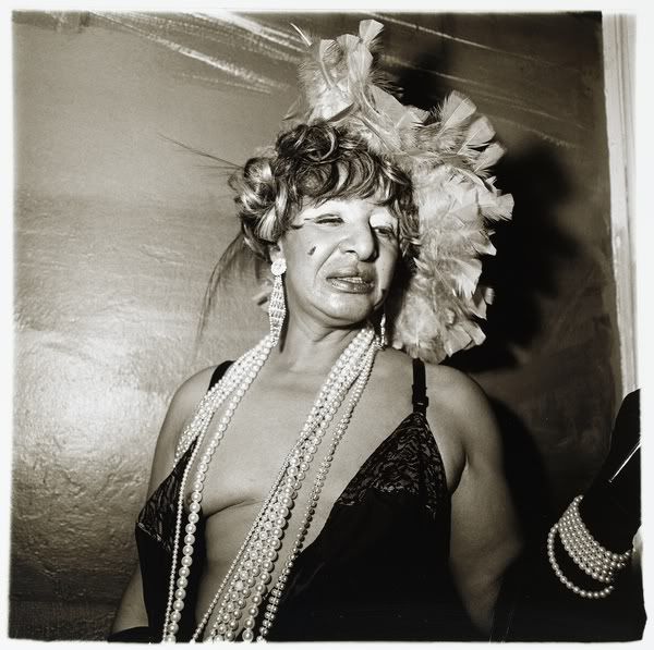 arbus - Transvestite at a Drag Ball, New York City, 1970